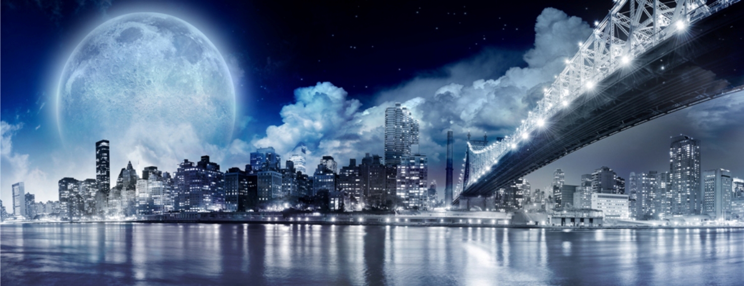 Луна в New York
